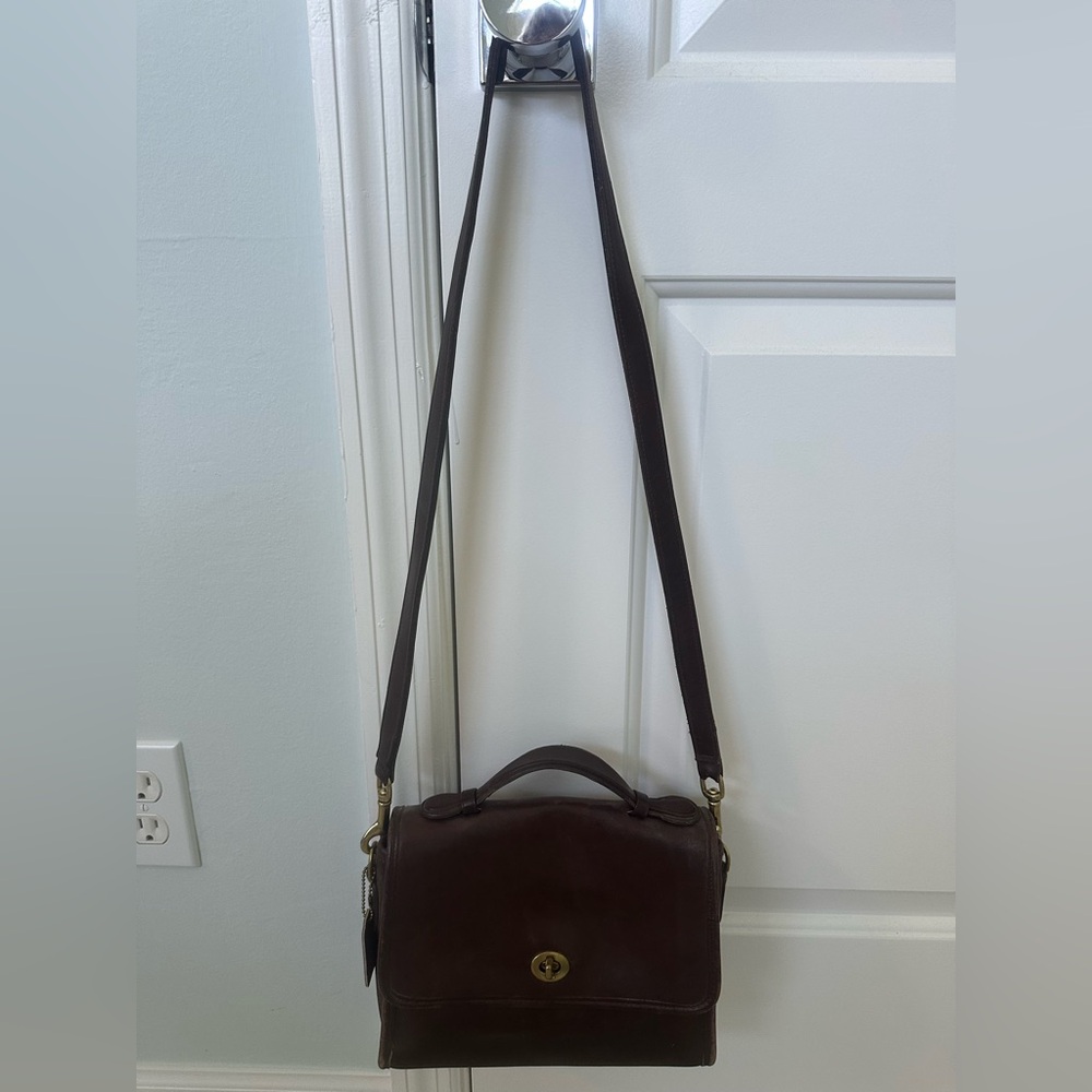Coach shoulder & top handle purse - Vintage - Brown